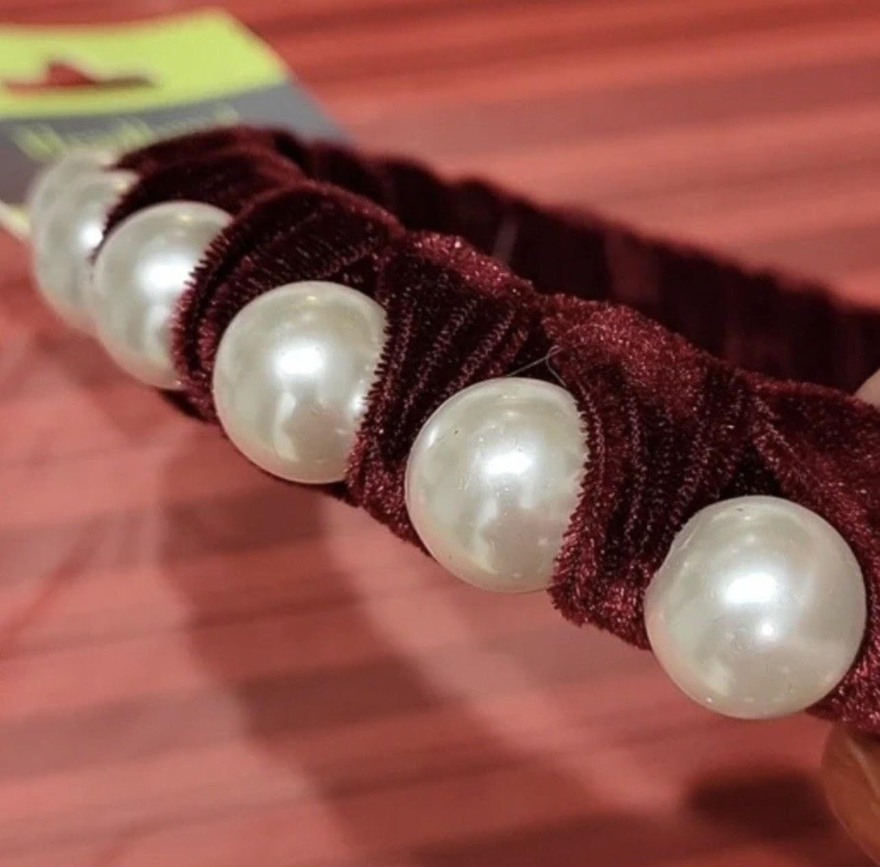 Velvet Pearl Headband