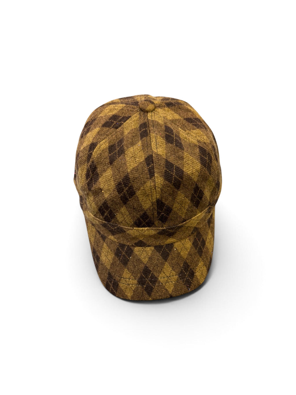 Classic Plaid Argyle Print Baseball Cap