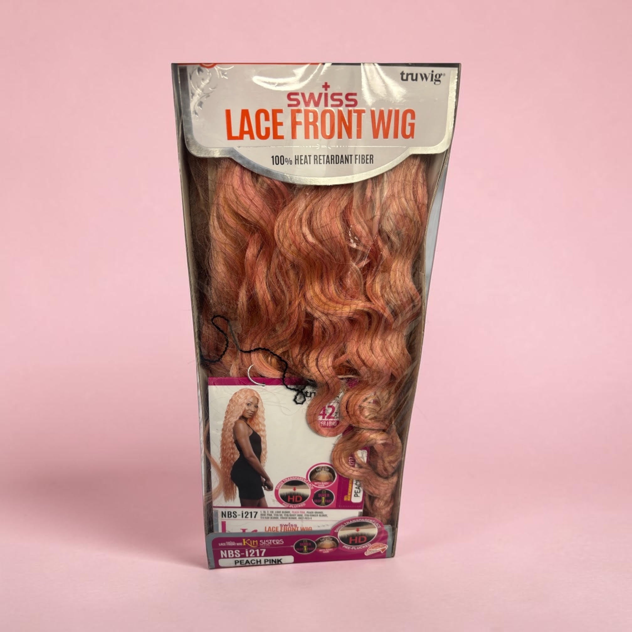 Hot Pink Long Straight Lace Front Wig