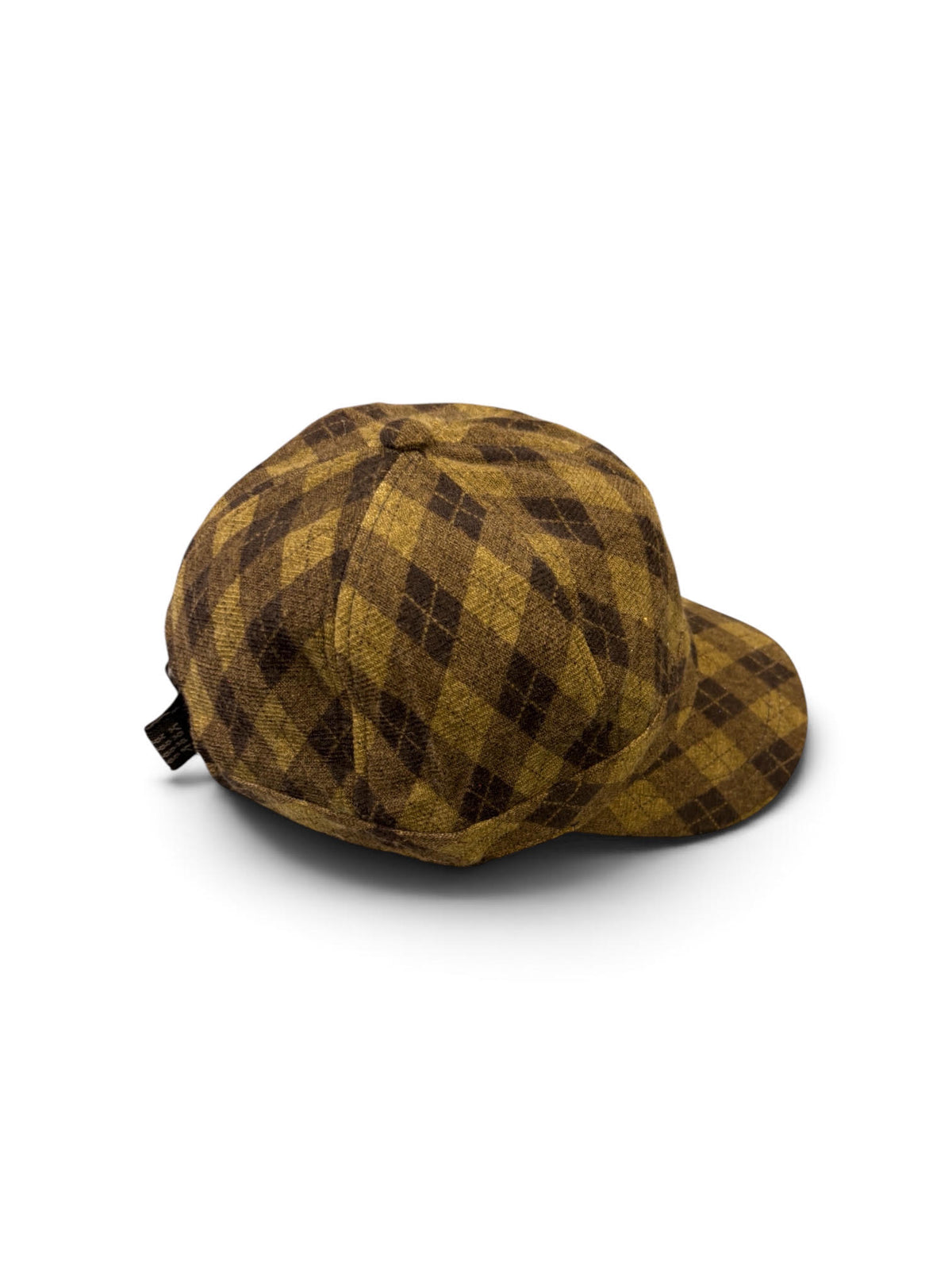 Classic Plaid Argyle Print Baseball Cap
