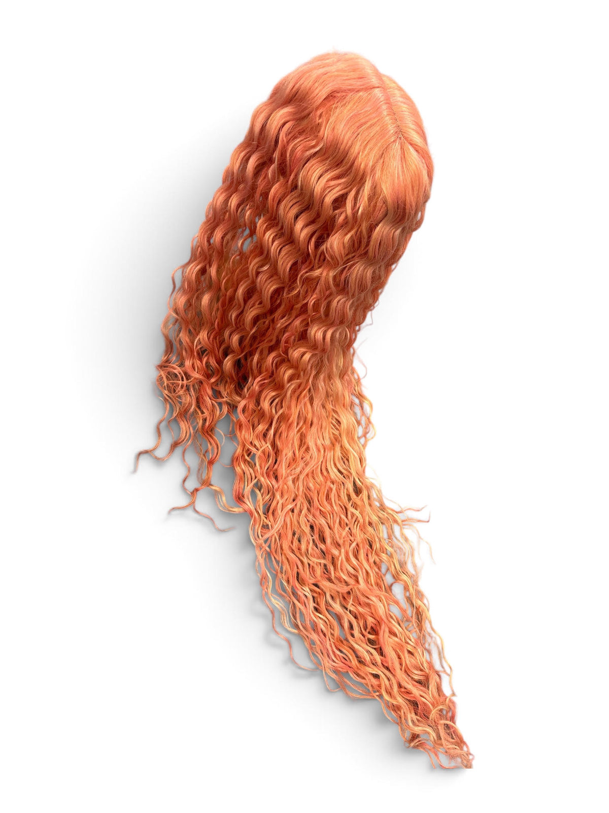 Hot Pink Long Straight Lace Front Wig