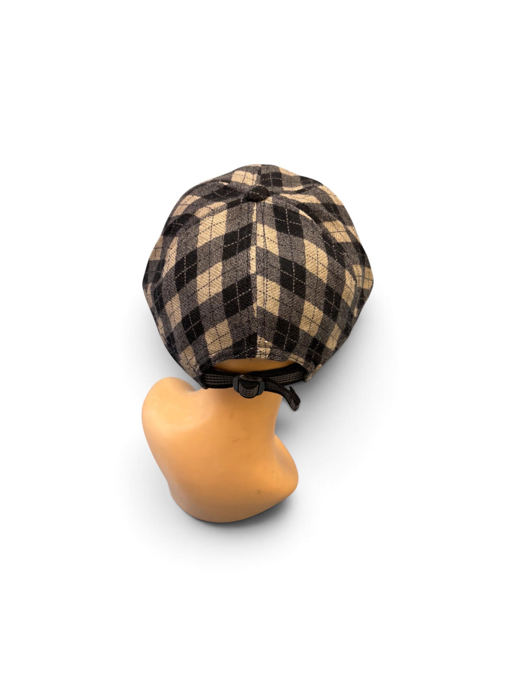 Classic Plaid Argyle Print Baseball Cap
