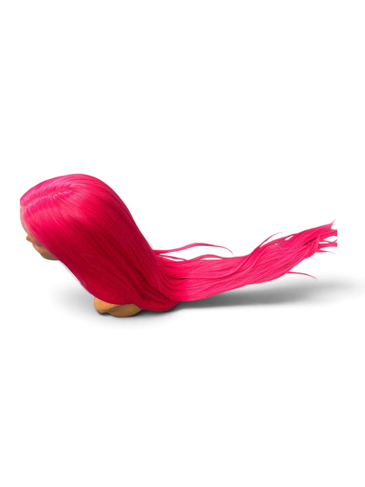 Hot Pink Long Straight Lace Front Wig