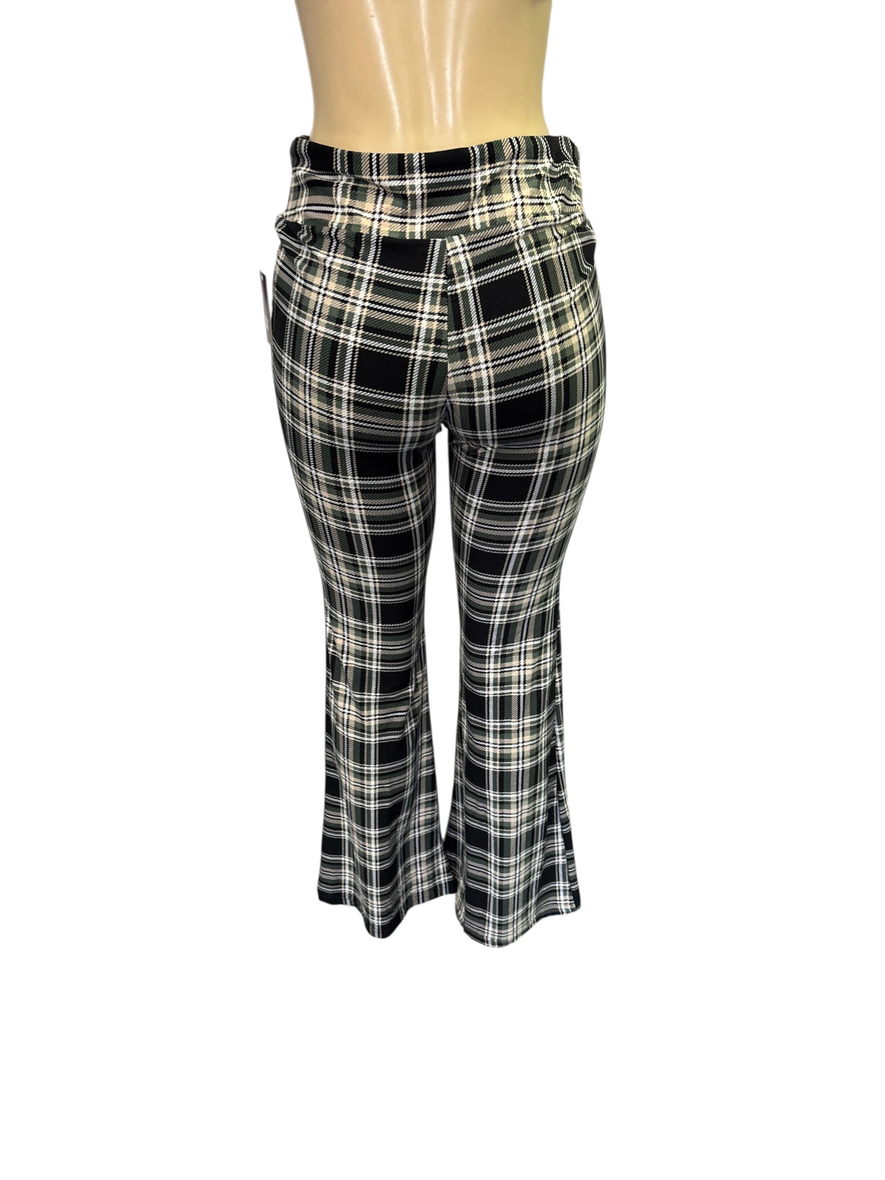 No Boundaries Juniors Slim Fit High Rise Pull On Flare Pants,