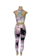 Tie-Dye Honeycomb Texture Workout Set