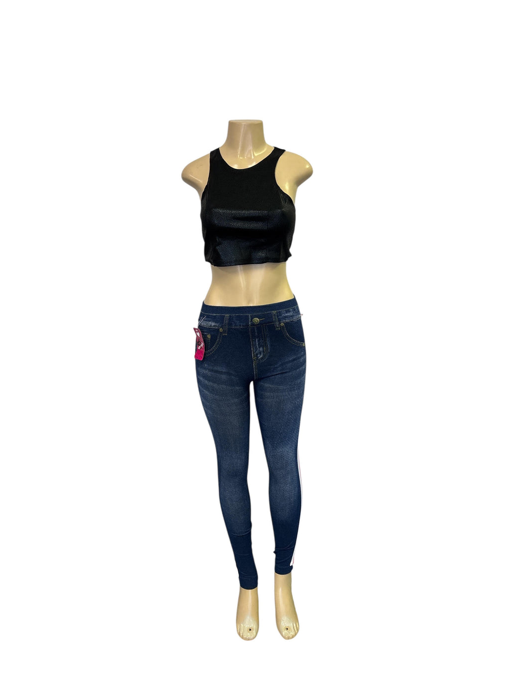 jeans, stretchy leggings