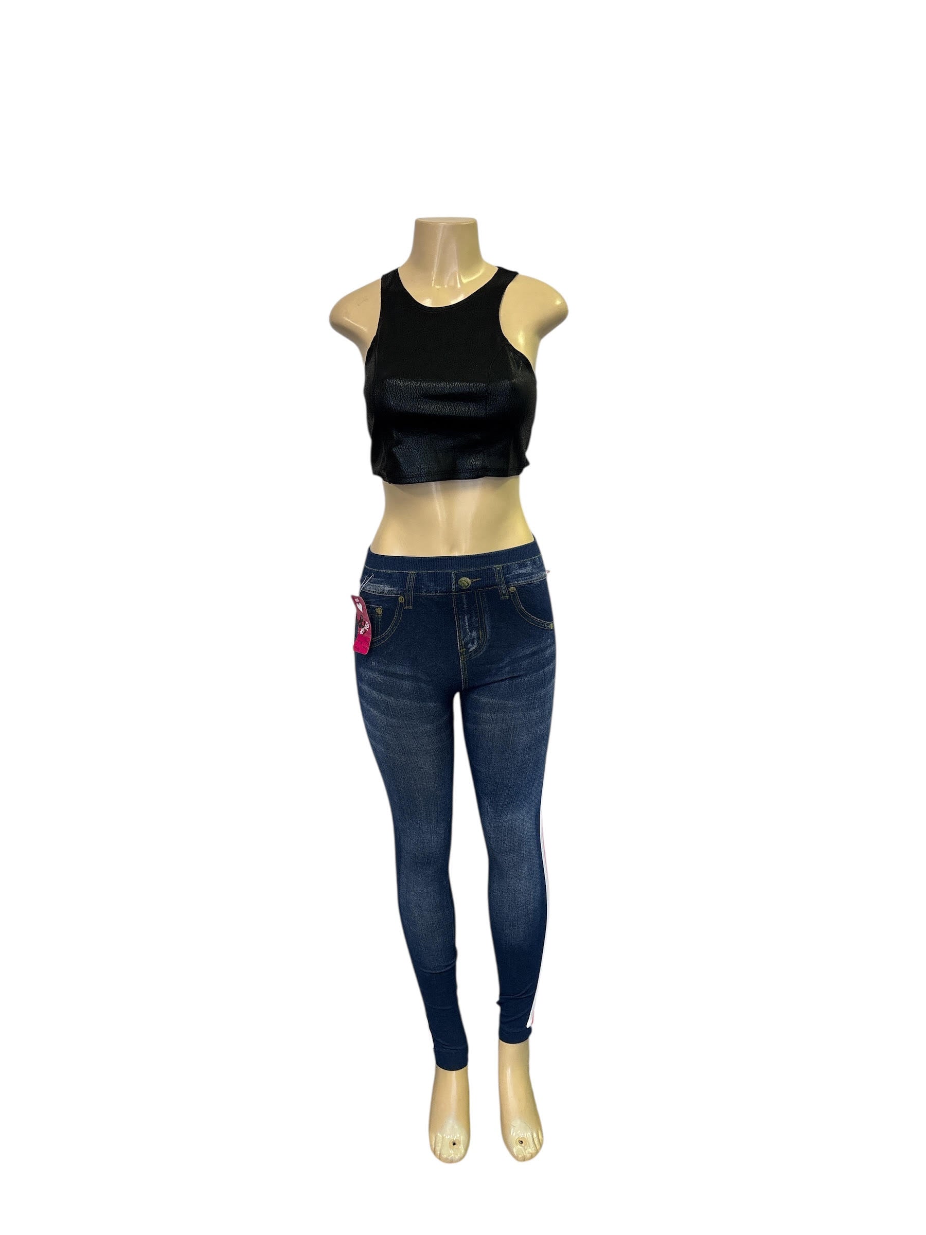 jeans, stretchy leggings