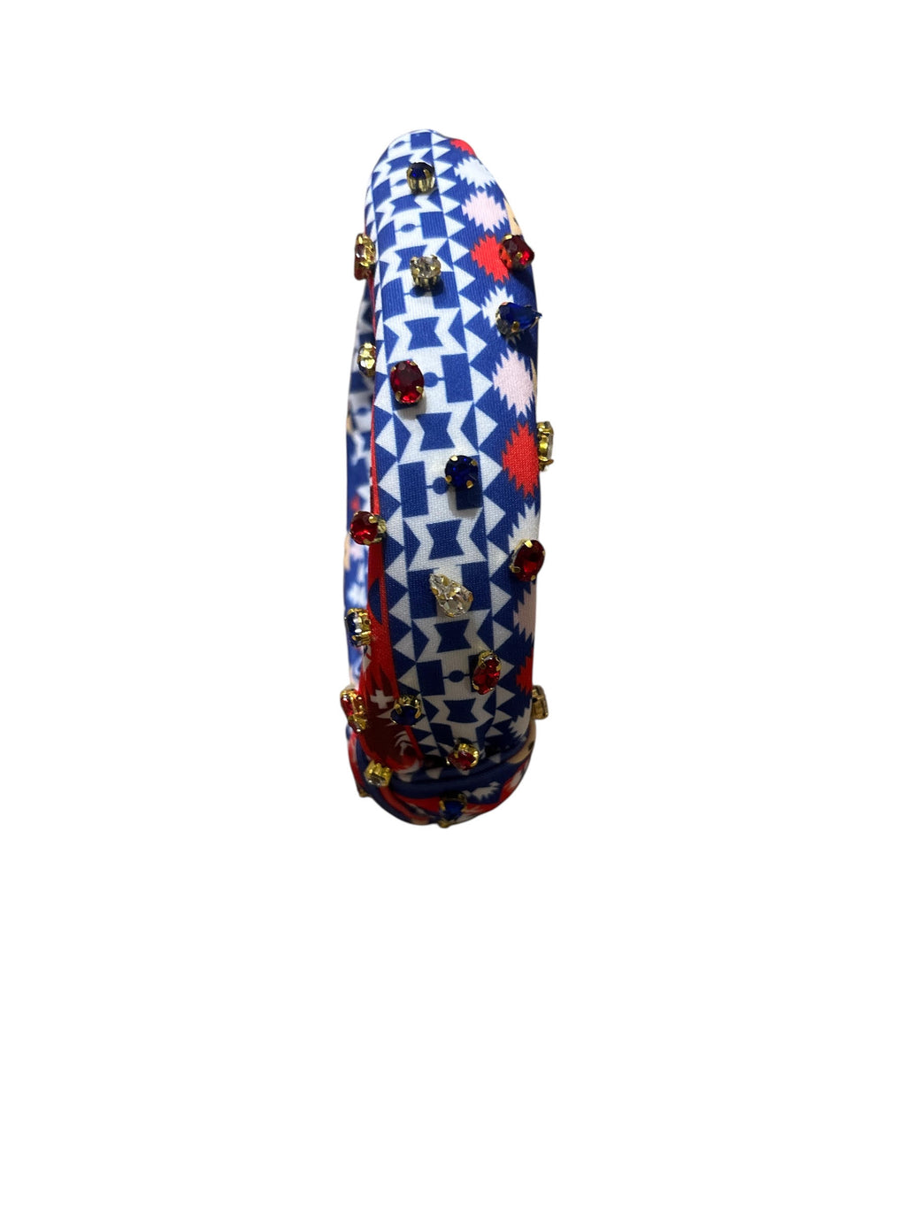 Radiant Jewel Embellished Knotted Headband