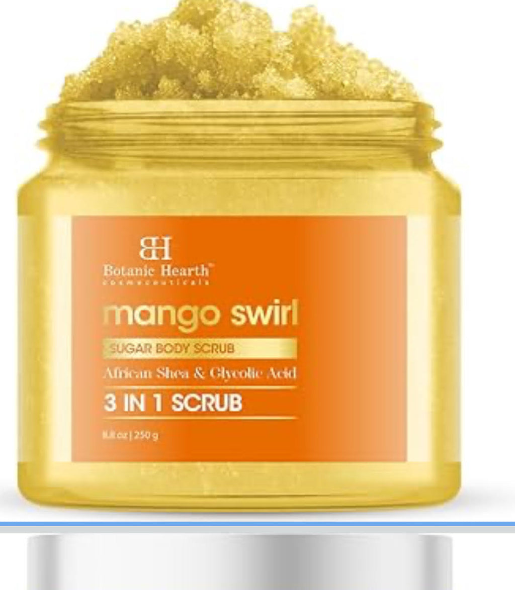 Mango Swirl Sugar Body Scrub | Exfoliating