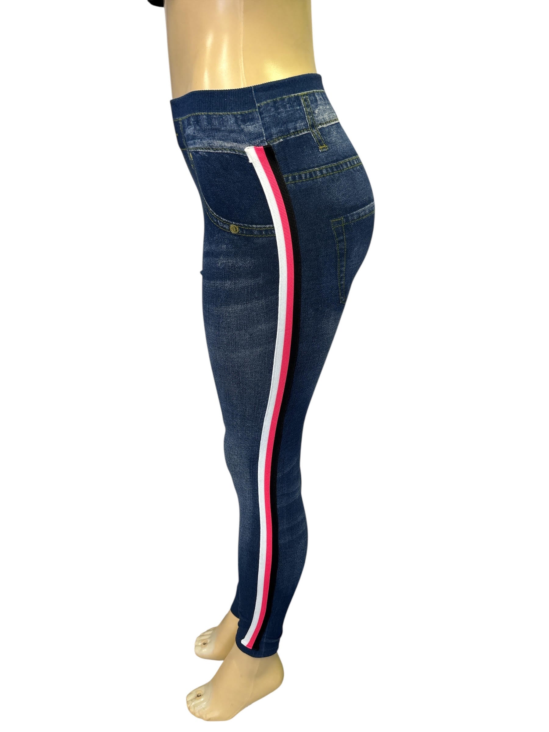 jeans, stretchy leggings