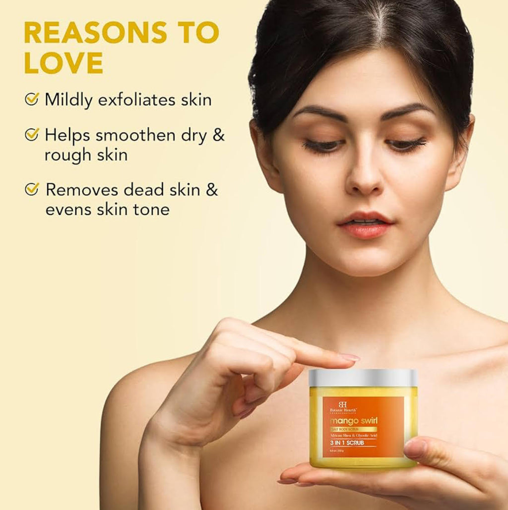 Mango Swirl Sugar Body Scrub | Exfoliating
