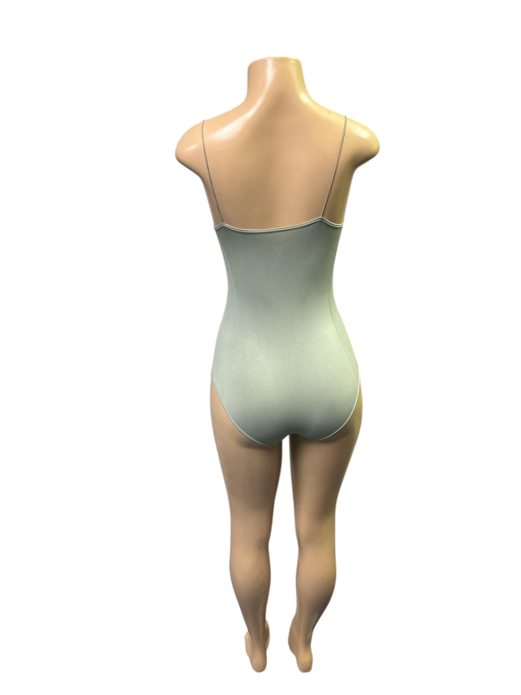 Essential Black Spaghetti Strap Bodysuit