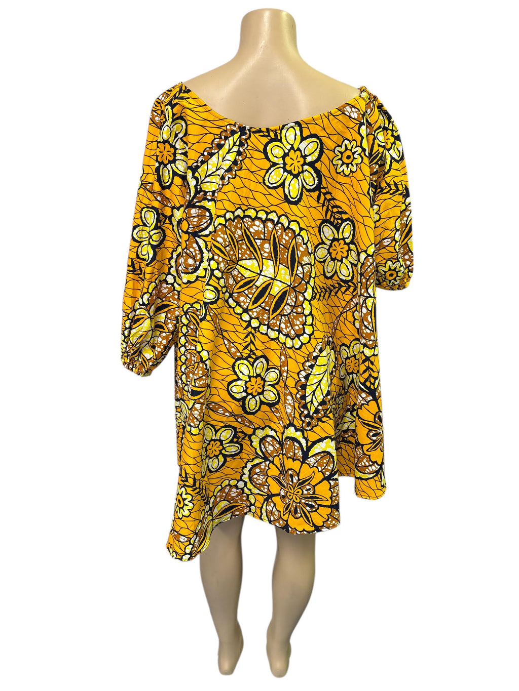 Yellow Peplum dress