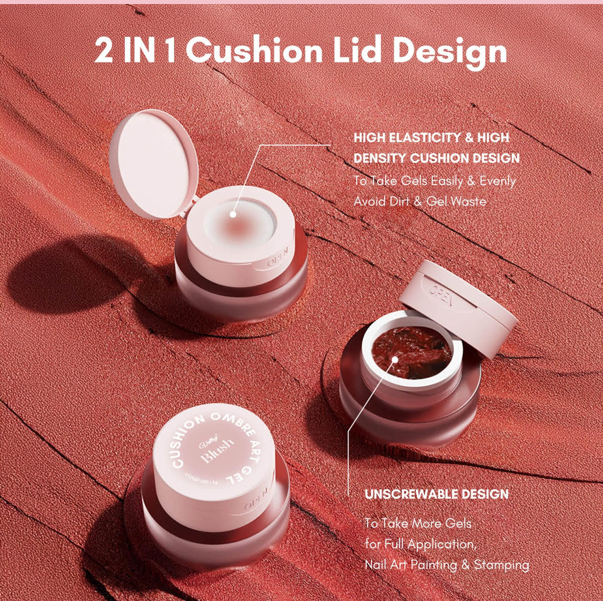 Air Cushion Patting Nail Gel | Professional Gradient