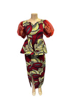Set African Print Skirt Set