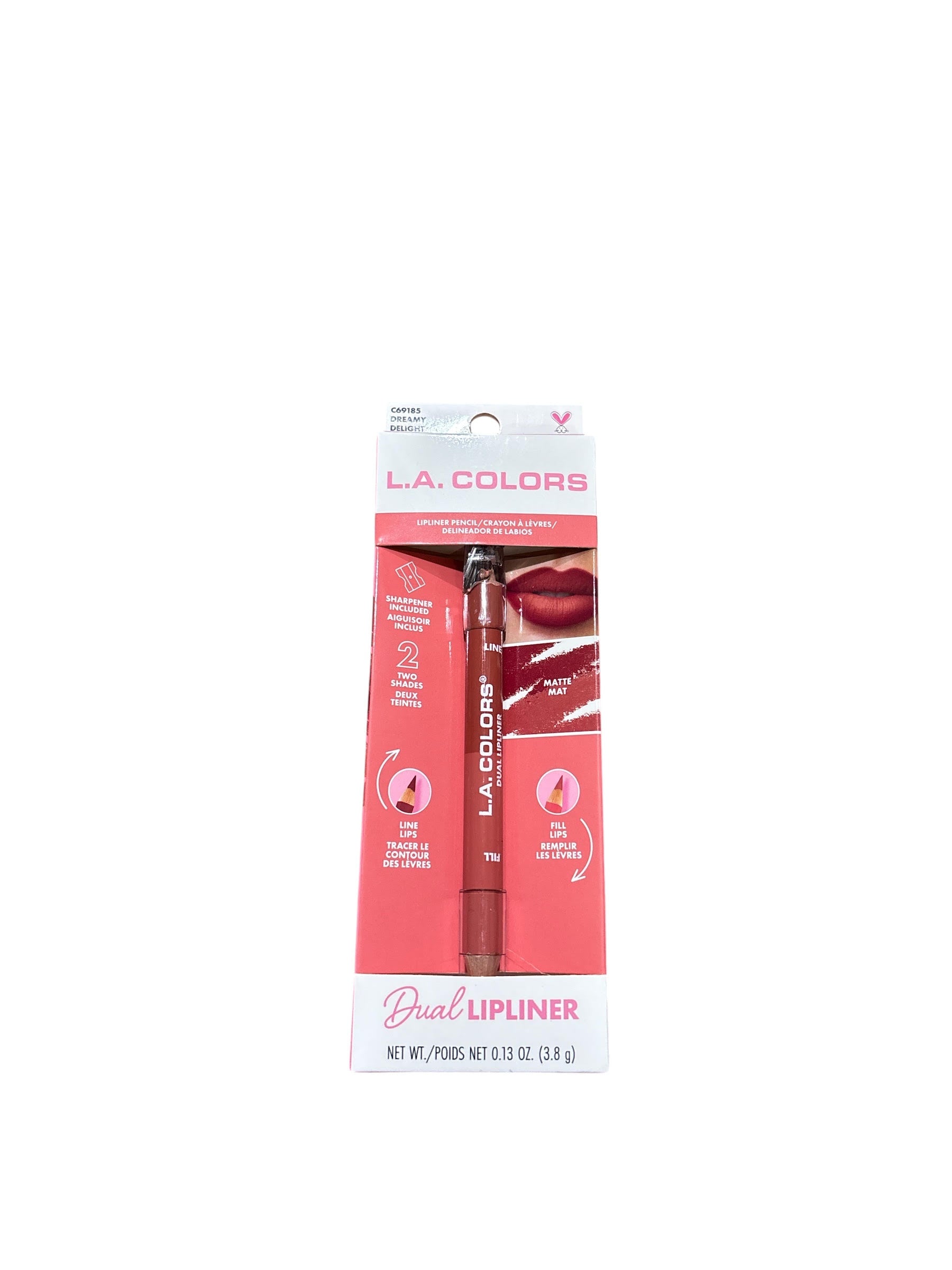 L.A. COLORS Dual Lipliner Pencil with Sharpener