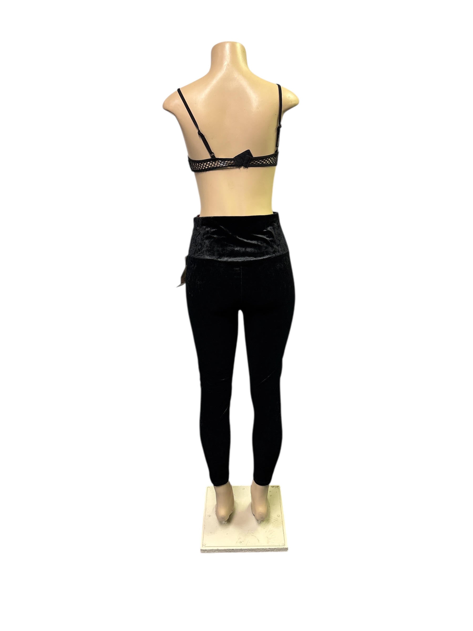 High-Waisted Black Leggings