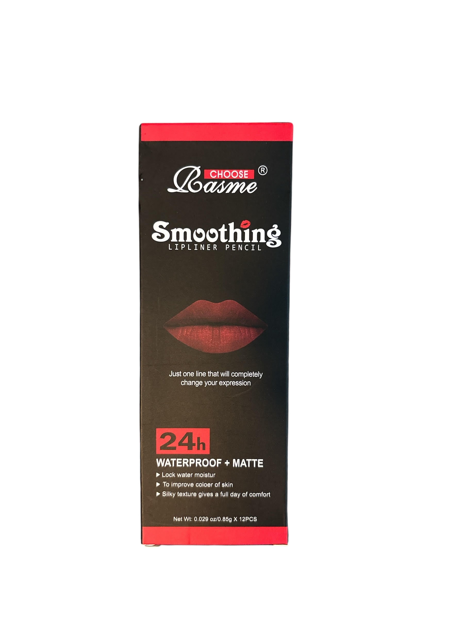 24h Waterproof + Matte Smoothing Lipliner Pencil
