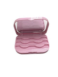 Sassy + Chic Eyelash Case with Mirror (Strawberry Print)