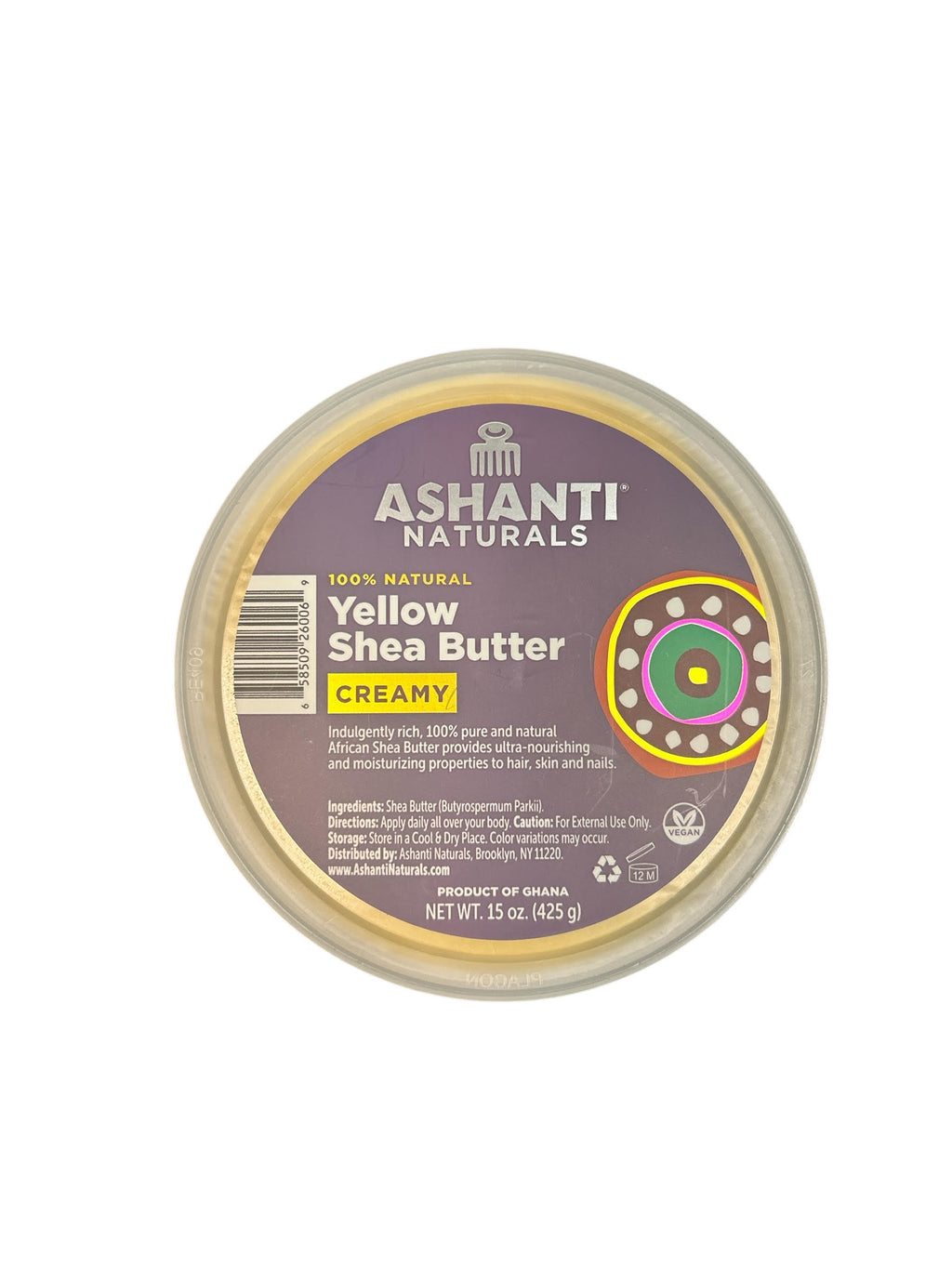 Ashanti Naturals 100% Pure Yellow Shea Butter