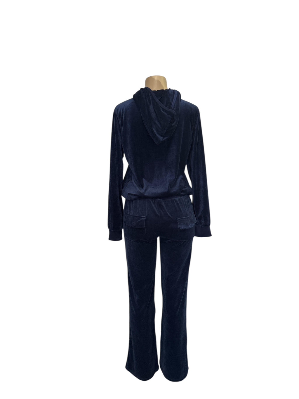 Velour Tie-Dye Zip-Up Tracksuit Set